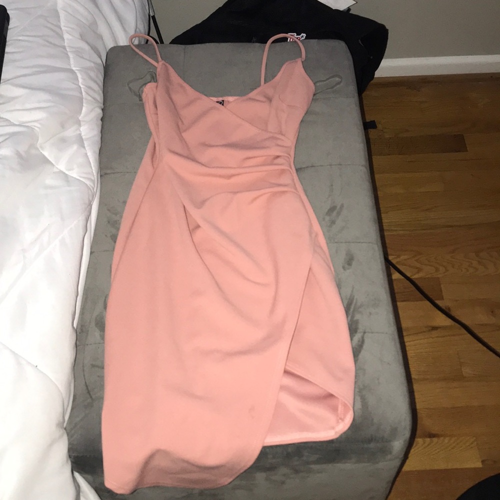 Pink bodycon dress